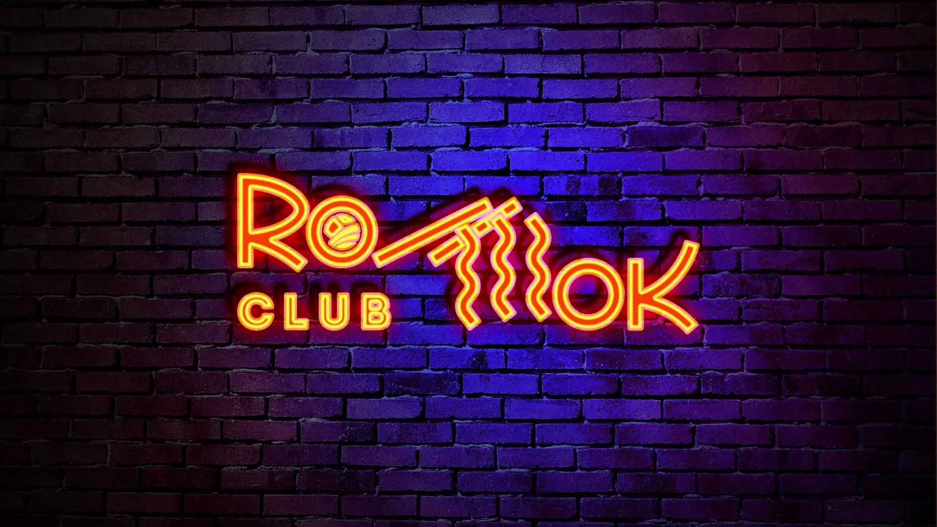 Разработка интерьерной вывески суши-бара «Roll Wok Club» в Красном Сулине